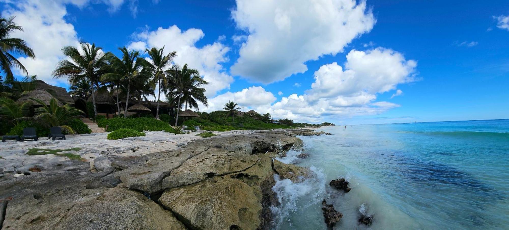 Cabanas Playa Condesa Tulum Exteriör bild