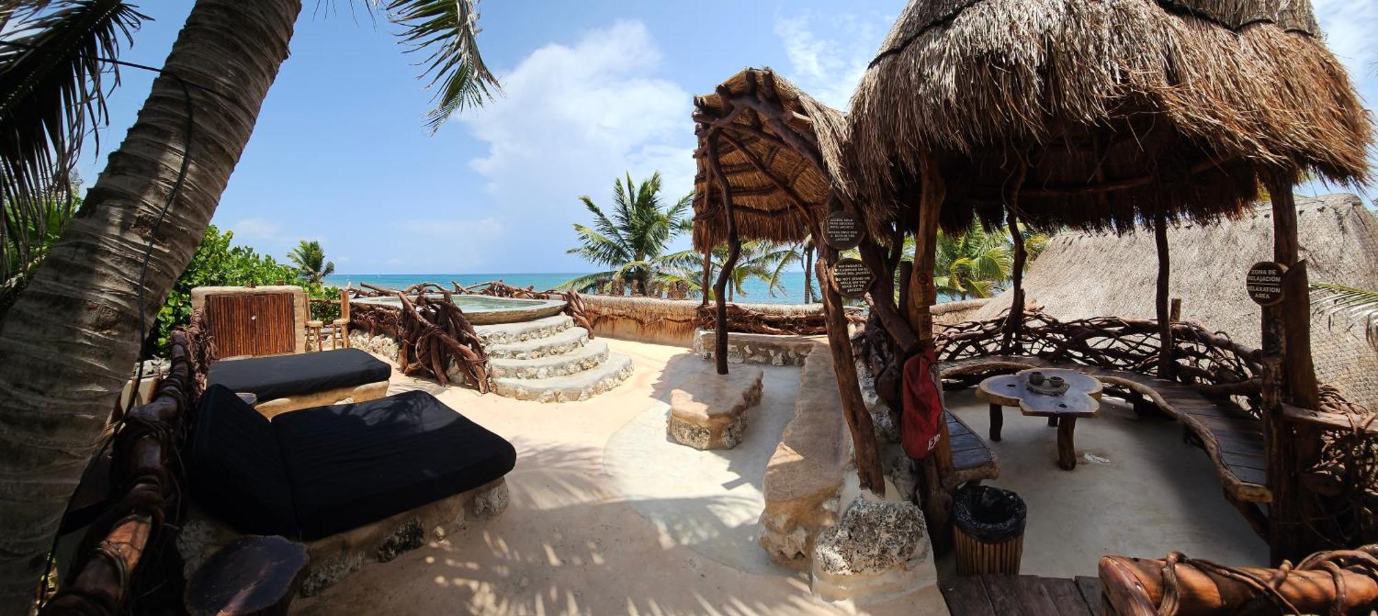 Cabanas Playa Condesa Tulum Exteriör bild