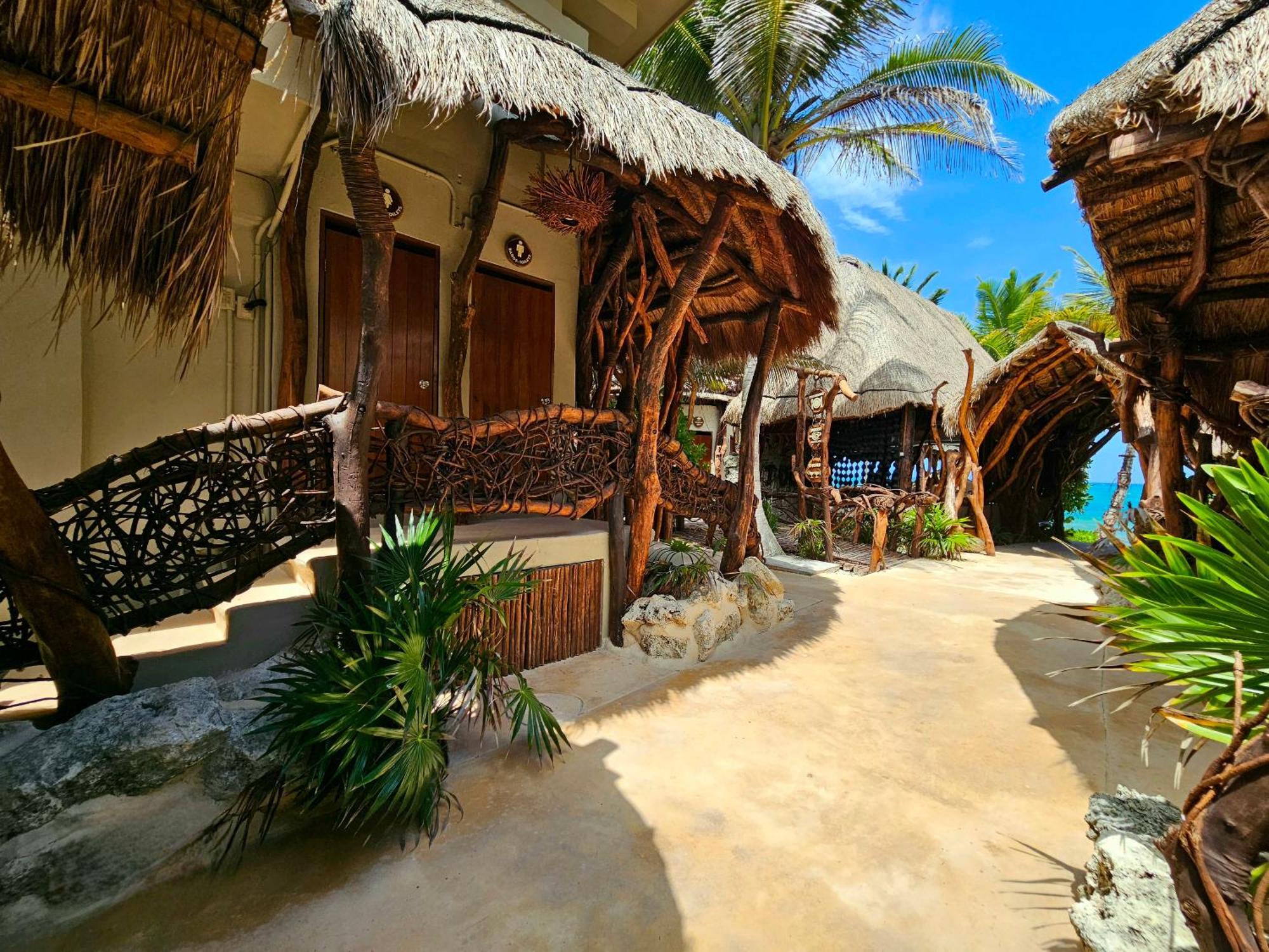 Cabanas Playa Condesa Tulum Exteriör bild