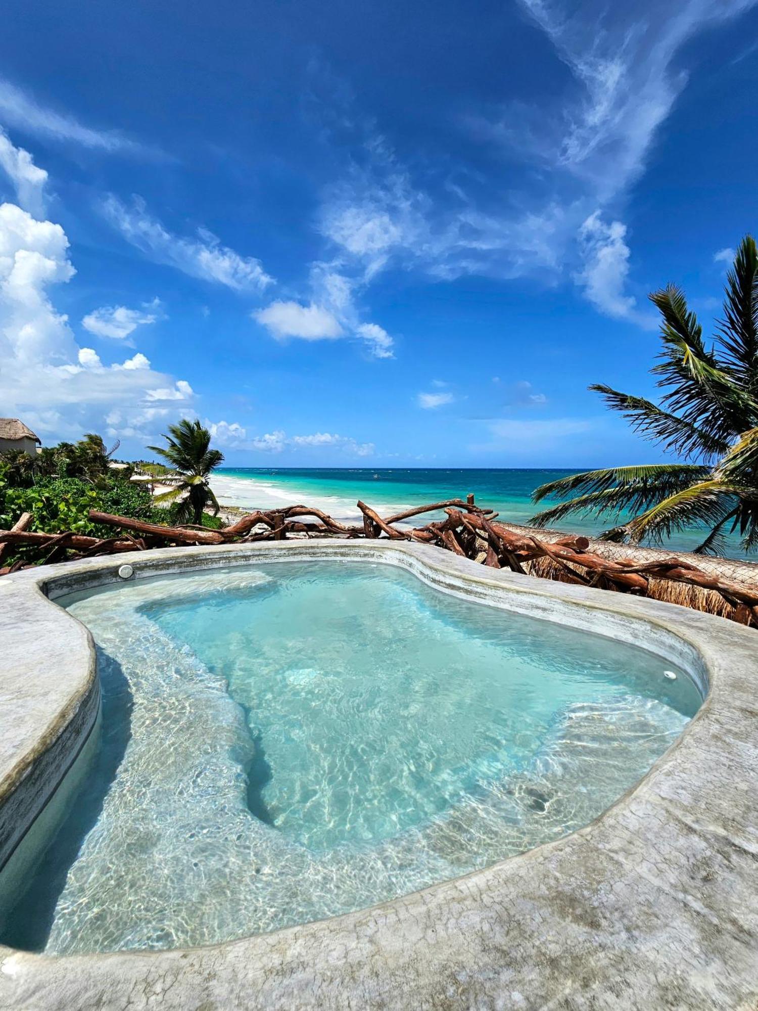 Cabanas Playa Condesa Tulum Exteriör bild